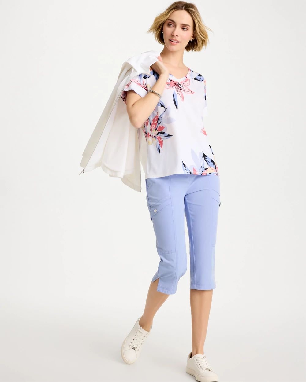 Zenergy® Lily Drop Shoulder Tee | Chico's